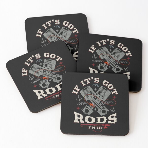 Item preview, If It’s Got Rods I’m In Funny Car Piston & Fishing Rod  designed and sold by CarantinedChaos.