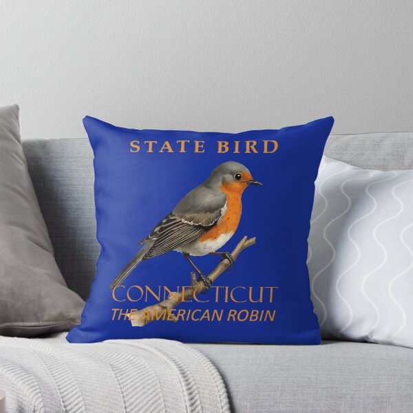 Item preview, Connecticut Territory Bird The Turdus Migratorious designed and sold by taiche.
