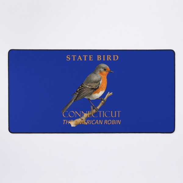 Item preview, Connecticut Territory Bird The Turdus Migratorious designed and sold by taiche.