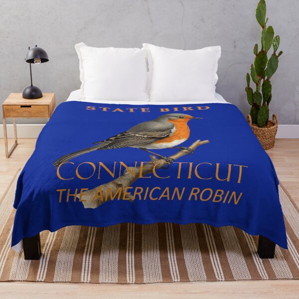Item preview, Connecticut Territory Bird The Turdus Migratorious designed and sold by taiche.