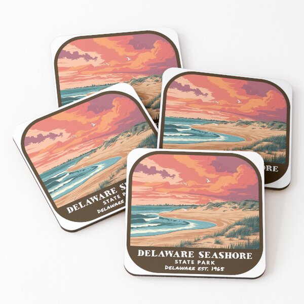 Item preview, Vintage Delaware Seashore State Park (Delaware State Park) designed and sold by RabbitK.