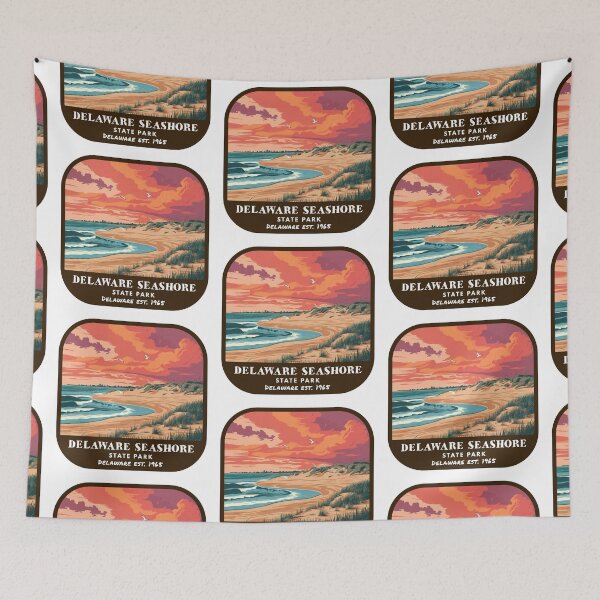 Item preview, Vintage Delaware Seashore State Park (Delaware State Park) designed and sold by RabbitK.