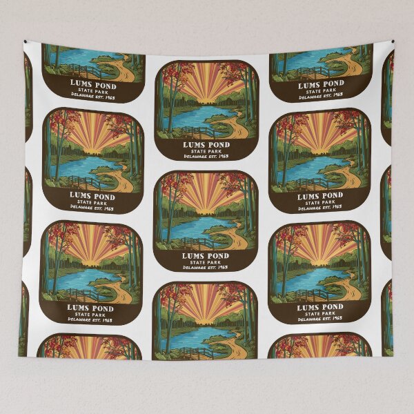 Item preview, Vintage Lums Pond State Park (Delaware State Park) designed and sold by RabbitK.