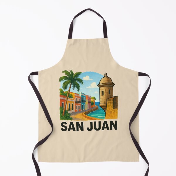 Item preview, San Juan, Puerto Rico - Colonial Coast designed and sold by Myra365Art.