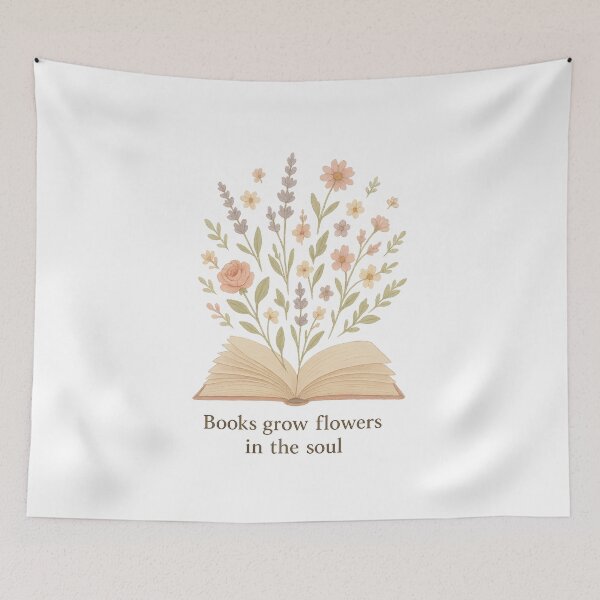Item preview, Books grow flowers in the soul. designed and sold by FamilyStore94.