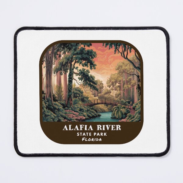 Item preview, Vintage Alafia River State Park (Florida State Park) designed and sold by RabbitK.