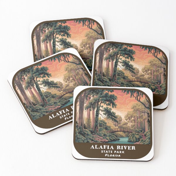 Item preview, Vintage Alafia River State Park (Florida State Park) designed and sold by RabbitK.