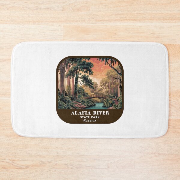 Item preview, Vintage Alafia River State Park (Florida State Park) designed and sold by RabbitK.