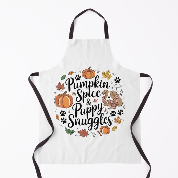Item preview, Pumpkin Spice and Puppy Snuggles – Cozy Fall Dog Lover designed and sold by CuteDesignables.