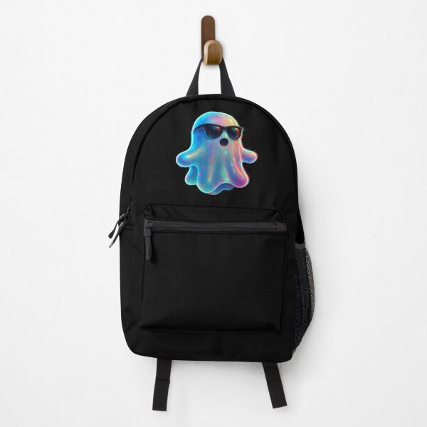 Item preview, 3D Glitched Neon Ghost Sticker Retro Vaporwave Aesthetic designed and sold by High Pixels.