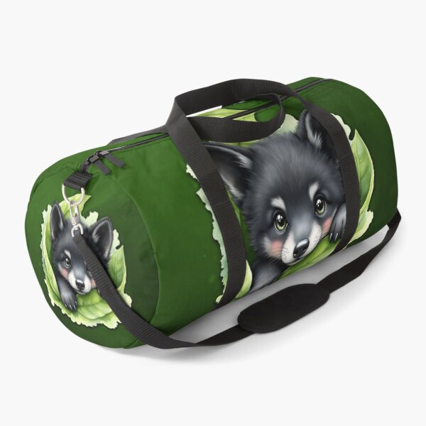 Item preview, Wolf cub in the green: A view full of magic and warmth. designed and sold by nicky2342.