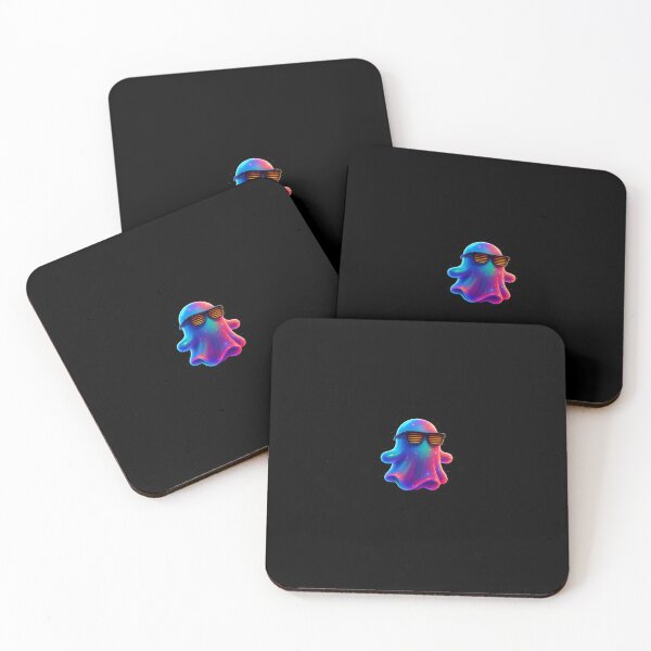 Item preview, 3D Glitched Neon Ghost Sticker Retro Vaporwave Aesthetic designed and sold by High Pixels.