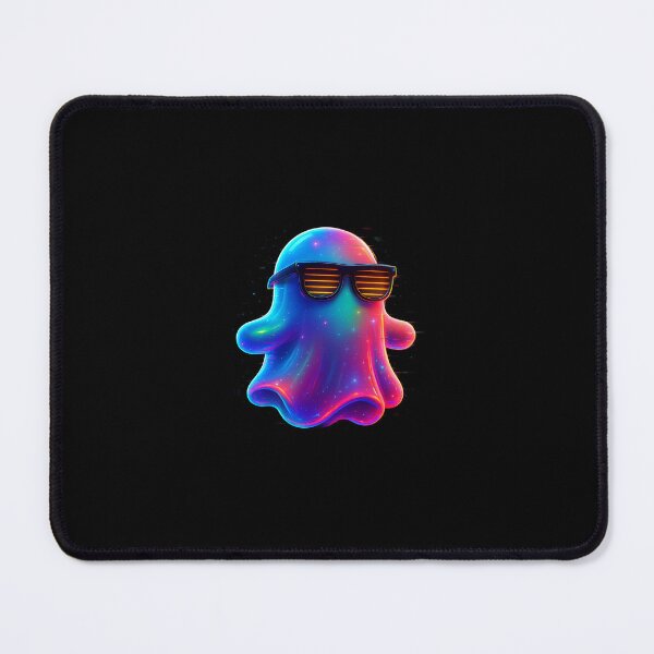 Item preview, 3D Glitched Neon Ghost Sticker Retro Vaporwave Aesthetic designed and sold by High Pixels.