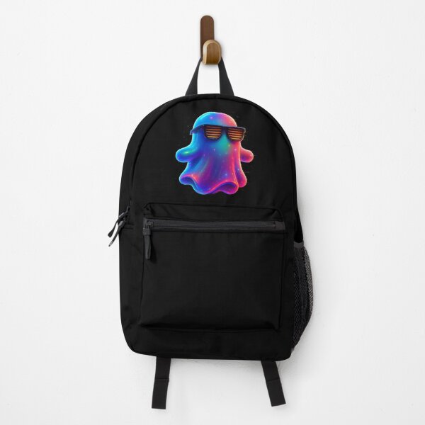 Item preview, 3D Glitched Neon Ghost Sticker Retro Vaporwave Aesthetic designed and sold by High Pixels.