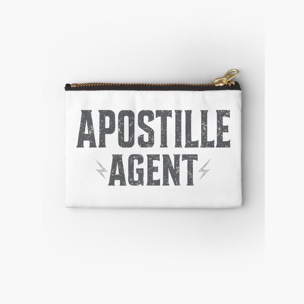 Item preview, Apostille Agent | Bold Grunge Typography with Lightning Bolts designed and sold by NotaryLife.