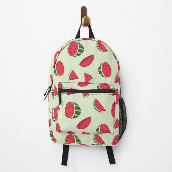 Item preview, Watermelon pattern with green background designed and sold by Paintingsbyapeacock.
