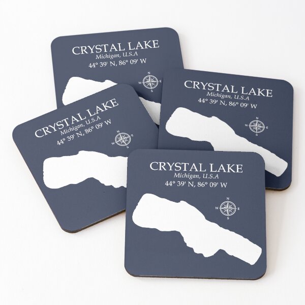 Item preview, Crystal Lake Michigan MI Life | Benzie County Lakeside Lover Gift designed and sold by Chilly Lizard.