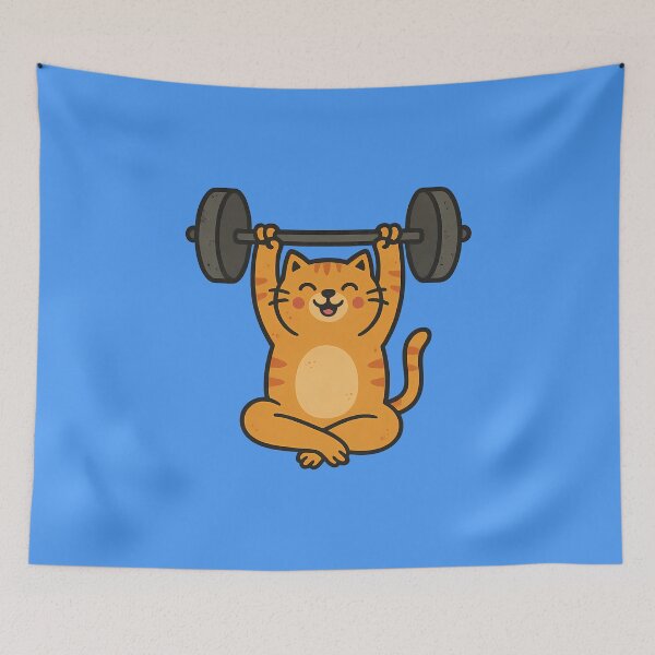 Item preview, Purrfectly Strong designed and sold by Elfyau.