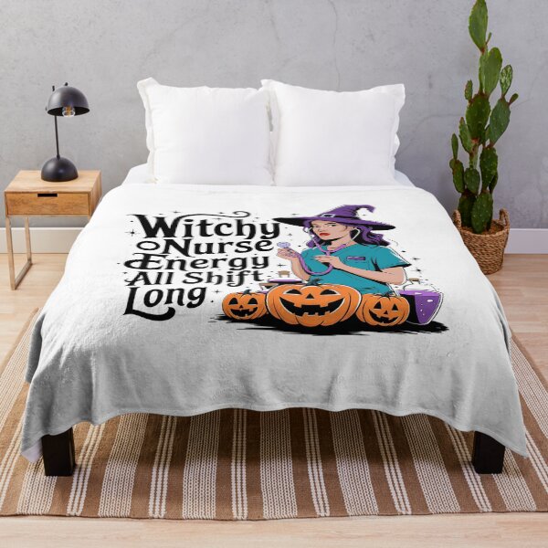 Item preview, Witchy Nurse Energy All Shift Long | Spooky Medical Humor for Nurses designed and sold by CuteDesignables.