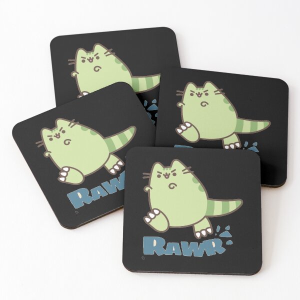 Item preview, Angry Dino Cat Rawr – Cute Roaring Cartoon Design designed and sold by Josinta.