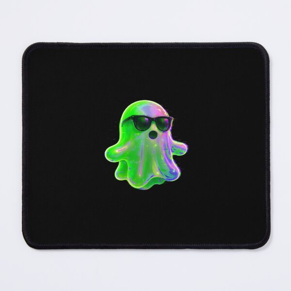 Item preview, 3D Glitched Neon Ghost Sticker Retro Vaporwave Aesthetic designed and sold by High Pixels.