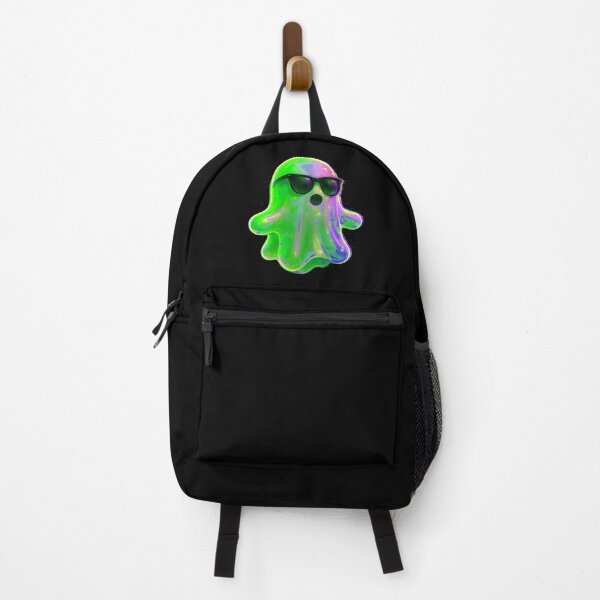 Item preview, 3D Glitched Neon Ghost Sticker Retro Vaporwave Aesthetic designed and sold by High Pixels.