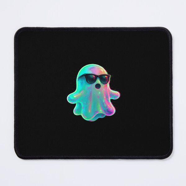 Item preview, 3D Glitched Neon Ghost Sticker Retro Vaporwave Aesthetic designed and sold by High Pixels.