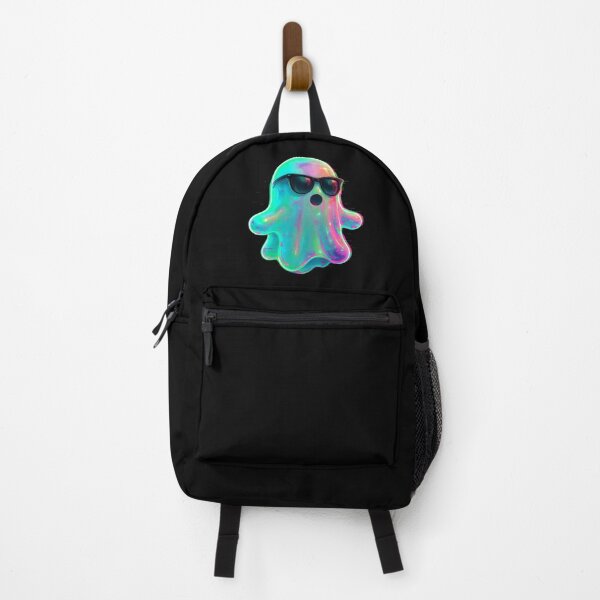 Item preview, 3D Glitched Neon Ghost Sticker Retro Vaporwave Aesthetic designed and sold by High Pixels.