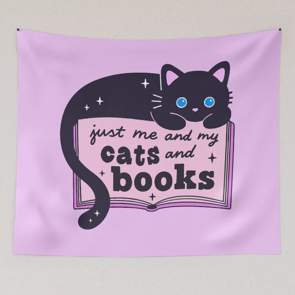 Item preview, Cats and Books  designed and sold by TinyPanic.