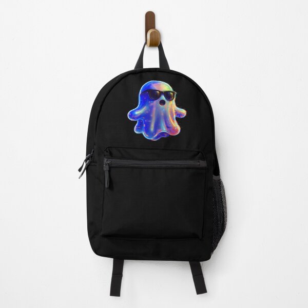 Item preview, 3D Glitched Neon Ghost Sticker Retro Vaporwave Aesthetic designed and sold by High Pixels.