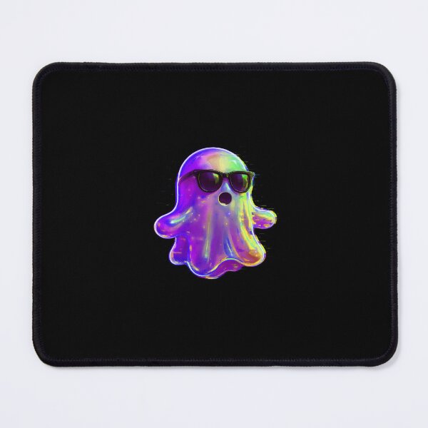 Item preview, 3D Glitched Neon Ghost Sticker Retro Vaporwave Aesthetic designed and sold by High Pixels.