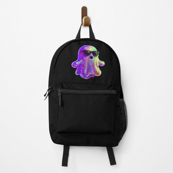 Item preview, 3D Glitched Neon Ghost Sticker Retro Vaporwave Aesthetic designed and sold by High Pixels.