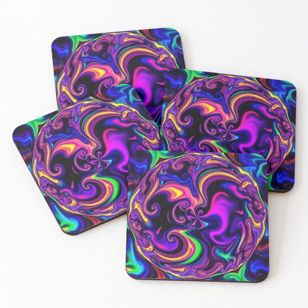 Item preview, Trippy Liquid Rainbow Flow Psychedelic Fractal designed and sold by HLPsychDesigns.