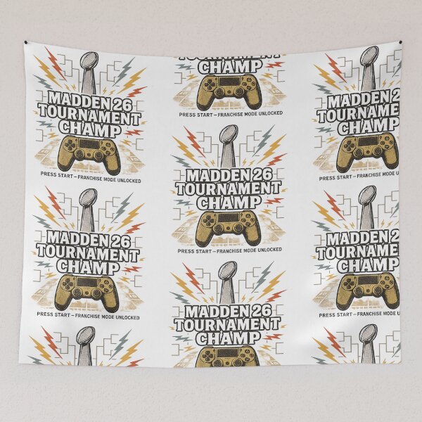 Item preview, Madden 26 Tournament Champ Vintage Gamer Tee designed and sold by CoachEkong.