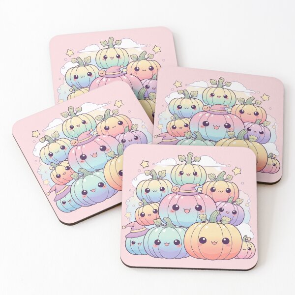 Item preview, Kawaii Pastel Pumpkins designed and sold by EsenciaZen.
