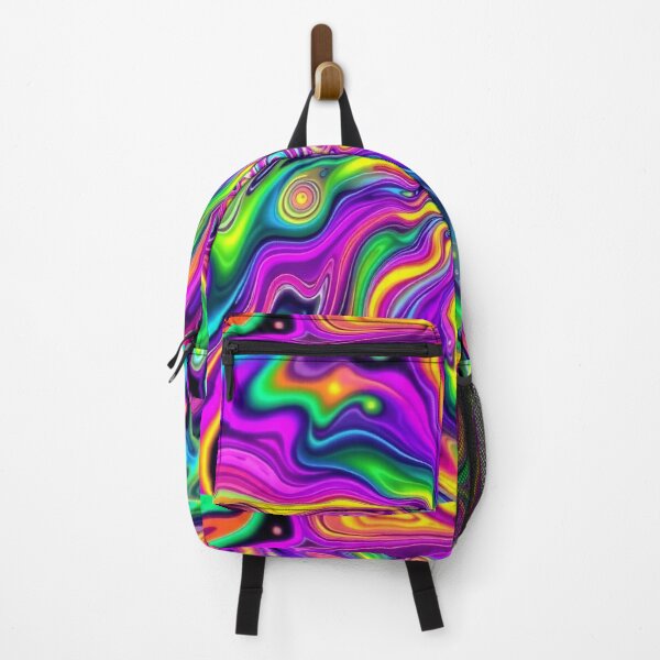 Item preview, Neon Rainbow Psychedelic Spiral Abstract Flow designed and sold by HLPsychDesigns.