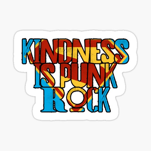 Vista previa del artículo con la obra «La amabilidad es punk rock», diseñado y vendido por STARLIGHTSHOPS.