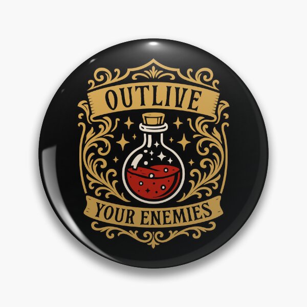 Item preview, Potion Outlive Your Enemies Funny RPG designed and sold by pixeptional.