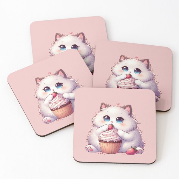 Item preview, fluffly cute cat designed and sold by animalbunch7.
