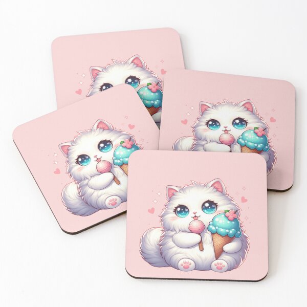 Item preview, ice cream cat designed and sold by animalbunch7.
