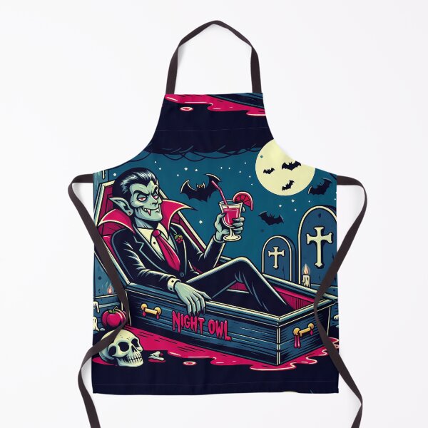 Item preview, Retro Vampire Night Owl Art designed and sold by KMHArts.
