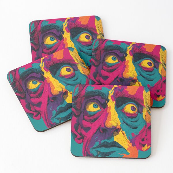 Item preview, Psychedelic Shock Portrait – Vibrant Pop Art Expression designed and sold by Art of Ngu.