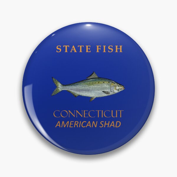 Item preview, Connecticut Territory Fish The American Shad designed and sold by taiche.