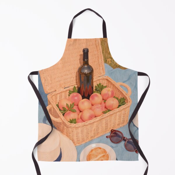 Artikelvorschau, Picknickkorb mit Wein und Obst entworfen und verkauft von Mauswohn.