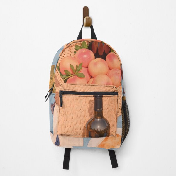 Item preview, Picnic basket with wine and fruit designed and sold by Mauswohn.