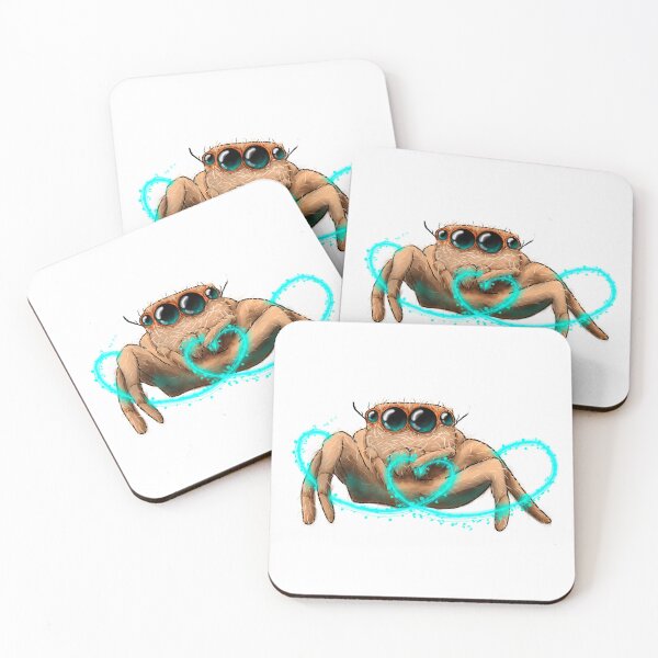 Item preview, "Tiny Spark of Love" – Jumping Spider Art Print designed and sold by Scarl3ttlov3.