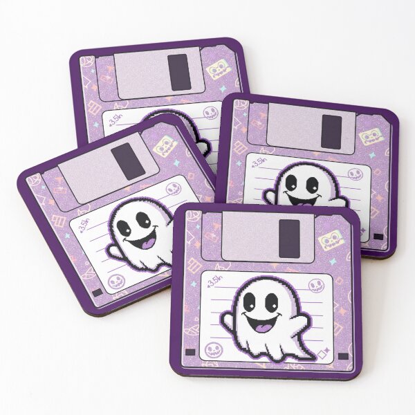 Item preview, Retro Ghost Floppy Disk Glitch designed and sold by EsenciaZen.
