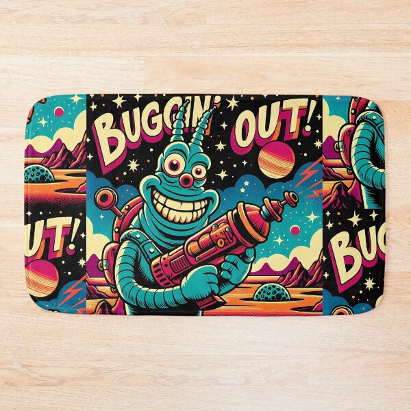 Item preview, Retro Space Invasion: Buggin’ Out! designed and sold by KMHArts.