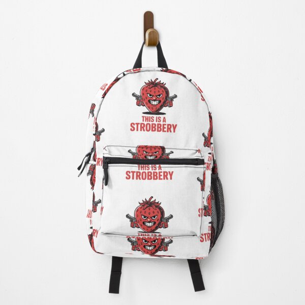 Item preview, This Is a Strobbery – Funny Strawberry Cartoon with Guns designed and sold by TipTop GFX.