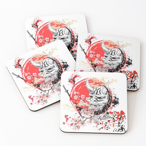 Item preview, Japanese Oni Mask designed and sold by Nacho Average Designs.